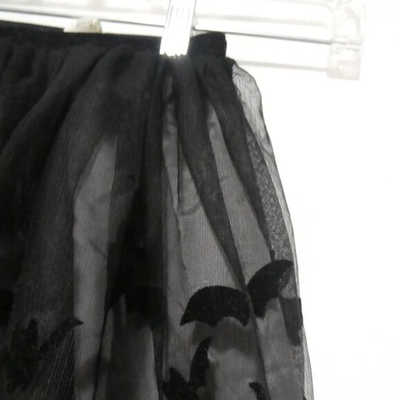 H&M | size 2 | Lined Black Lace Tulle Skirt With Flying Bat Detail | NWOT - Picture 5 of 15
